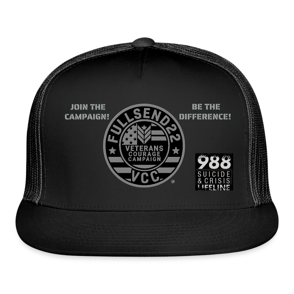VCC Black Trucker Cap - black/black
