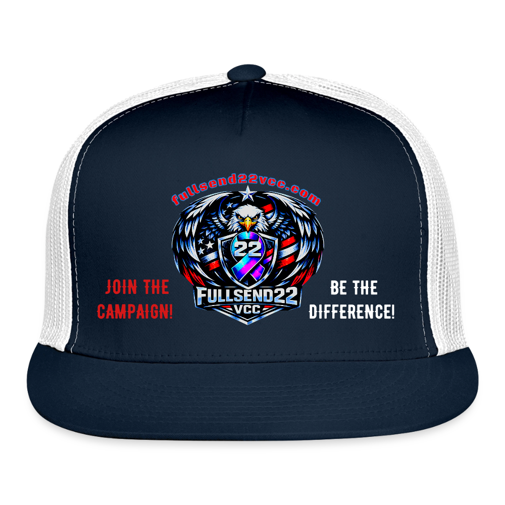Eagle Overwatch Trucker Cap - navy/white