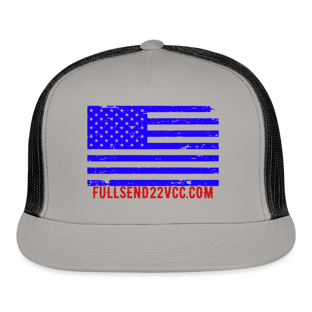 Trucker Hat - gray/black
