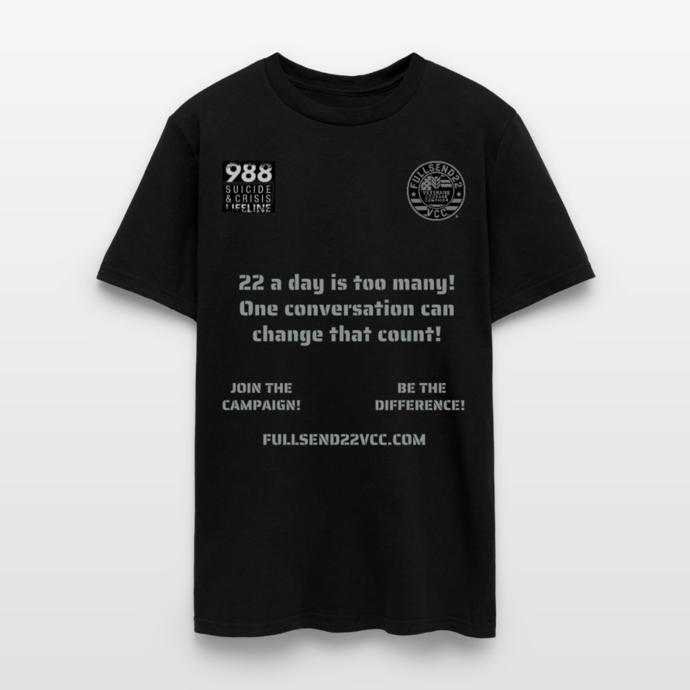 VCC Black T-Shirt Men's T-Shirt | GILDAN 5000 - black